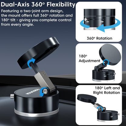 Magnetic Suction Cup Phone Stand
